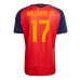 Spanien Nico Williams #17 Hemma matchtröja VM 2026 Kortärmad Billigt Spanien Nico Williams #17 Hemma matchtröja VM 2026 Kortärmad Billigt